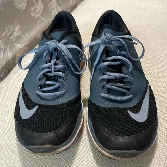 Nike Fitsole Lite Run 2 Black Grey Running Shoes Womens Size 6 - Picture 2 of 4